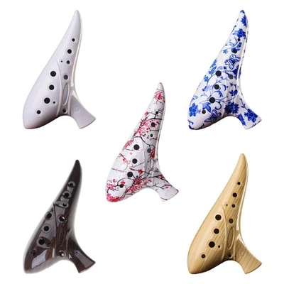 12 Hole Ceramic Ocarina Suitable for Beginners Easy to Learn Musical Instrument - Image 1 of 4