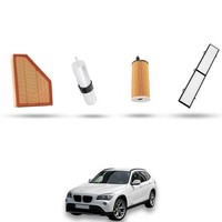 Hoffcar Set Service - 4 Filter Kompatibel Mit BMW X1 (E84) 25D 160Kw Von 2012
