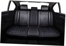 Rear Seat Covers Fit Most Sedan SUV Truck - Fit for Tacoma Rear Seat of Black