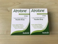 2 x Health Aid Atrotone Green Lipped Mussel - 2 x 60 (120) Tablets - Exp: 01/27