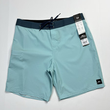 O Neill Heat Solid Hyperfreak Board Shorts 8.5 Pastel Turquoise Mens 34 NWT