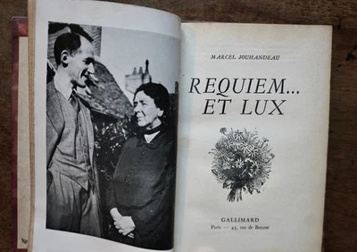 JOUHANDEAU REQUIEM ENVOI AUTOGRAPHE EDITION ORIGINALE 1940 - Photo 1/4