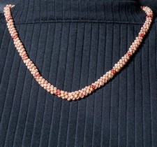 Vintage Heirloom Ni'ihau Shell Lei with Pink Kahelelani & Red Kahelelani Shells