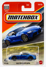 2026 Matchbox 15 2023 Toyota GR Supra BLUE CRUSH METALLIC FSC