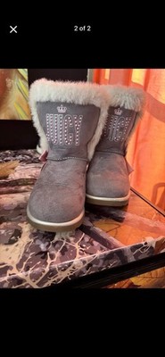 Nike & Juicy Couture Girls Sneakers and Faux Fur Boots, Bow Accent, Rhinestones