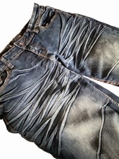 Blues Society Y2K Low Rise Skinny Jeans Women's Size 9/10 Moto Whiskered Jeans