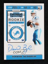 2019 Panini Contenders Rookie Ticket David Blough #214 Auto 0vs5