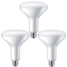 3PK - 10W BR40 LED 5000K - Daylight 800L Non-Dimmable Bulb - 60w Equiv