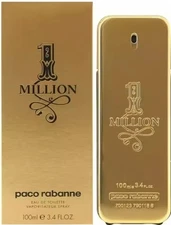 One 1 Million 3.4 oz for men by Paco Rabanne Tester
