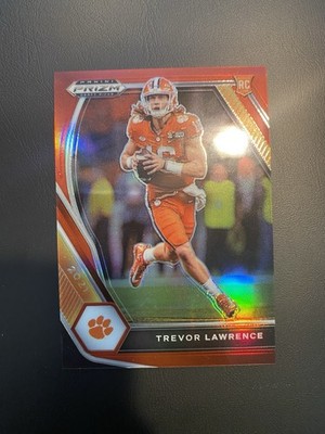 2021 Prizm Draft Picks - Trevor Lawrence #106 Red Prizm /299 (RC) Rookie