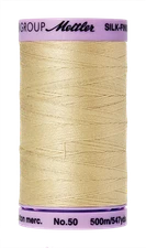 Ivory 0265 | Silk-Finish Cotton 50wt - #9104 (500M / 547Y Spool) | Mettler