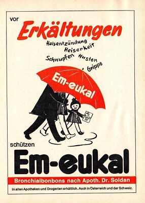 3w8508/1966 Advertising - Dr. Soldan Bronchial Candy EM-EUKAL
