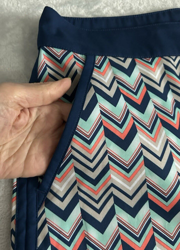 Lady Hagen Skort Skirt Sz2 Chevron Golf Pickleball Preppy Tennis Country Club