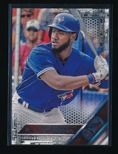 DOMONIC BROWN 2016 TOPPS BLACK #655 19/65 TORONTO BLUE JAYS