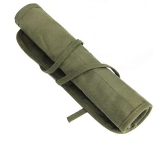 22 Slots Paint Brush Canvas Pouch Roll Up Storage Bag for Acrylic Oil Face Brush