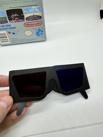 Rad Racer Nintendo NES Complete CIB + 3D Glasses & 2 Manual Variants Great Shape