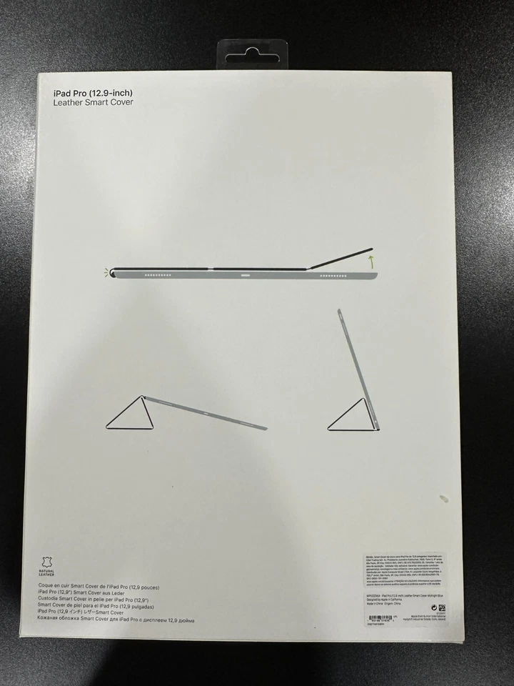 Brand New Apple iPad Pro Leather Smart Cover, 12.9 inches, Midnight Blue - Image 2 of 4