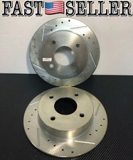 Power Stop JBR504XPR Drilled & Slotted Rear Rotor Set for 89-98 Nissan 240SX