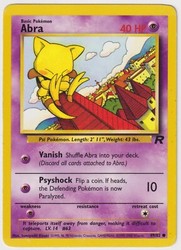 Abra 49/82 Team Rocket Common