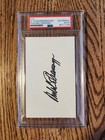 Arnold Schwarzenegger Signed Autograph 3x5 Cut - PSA DNA - F