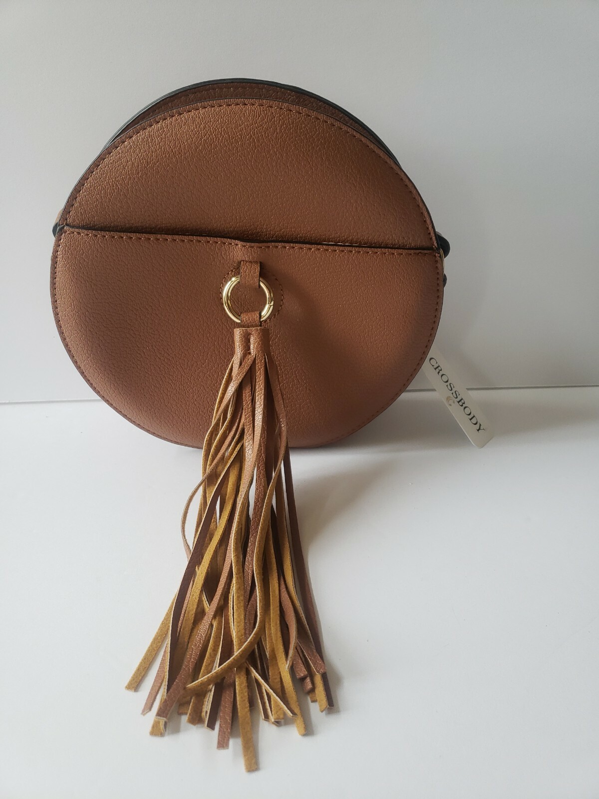 crossbody bag for women. Brand new. Bohem wand. Brown medium. See pics-image