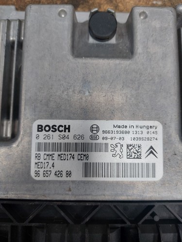PEUGEOT 207 GTI 175 1.6 THP 5FY ENGINE CONTROL UNIT ECU BOSCH MED 17.4 - Picture 3 of 3