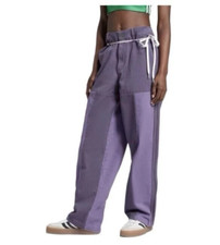 Adidas Originals Women's KSENIASCHNAIDER Patchwork Straight Leg Jeans sz 36  New