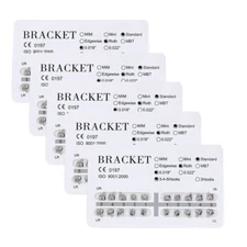 4 Packs Dental Orthodontic Metal Bracket, Roth .018" Slot 345 Hooks Standard