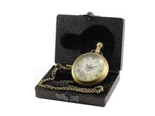 Nautical Vintage Solid Brass Pocket Watch With Box,