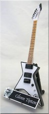 GLENN TIPTON Miniature Guitar Judas Priest w/ Guitar Pick