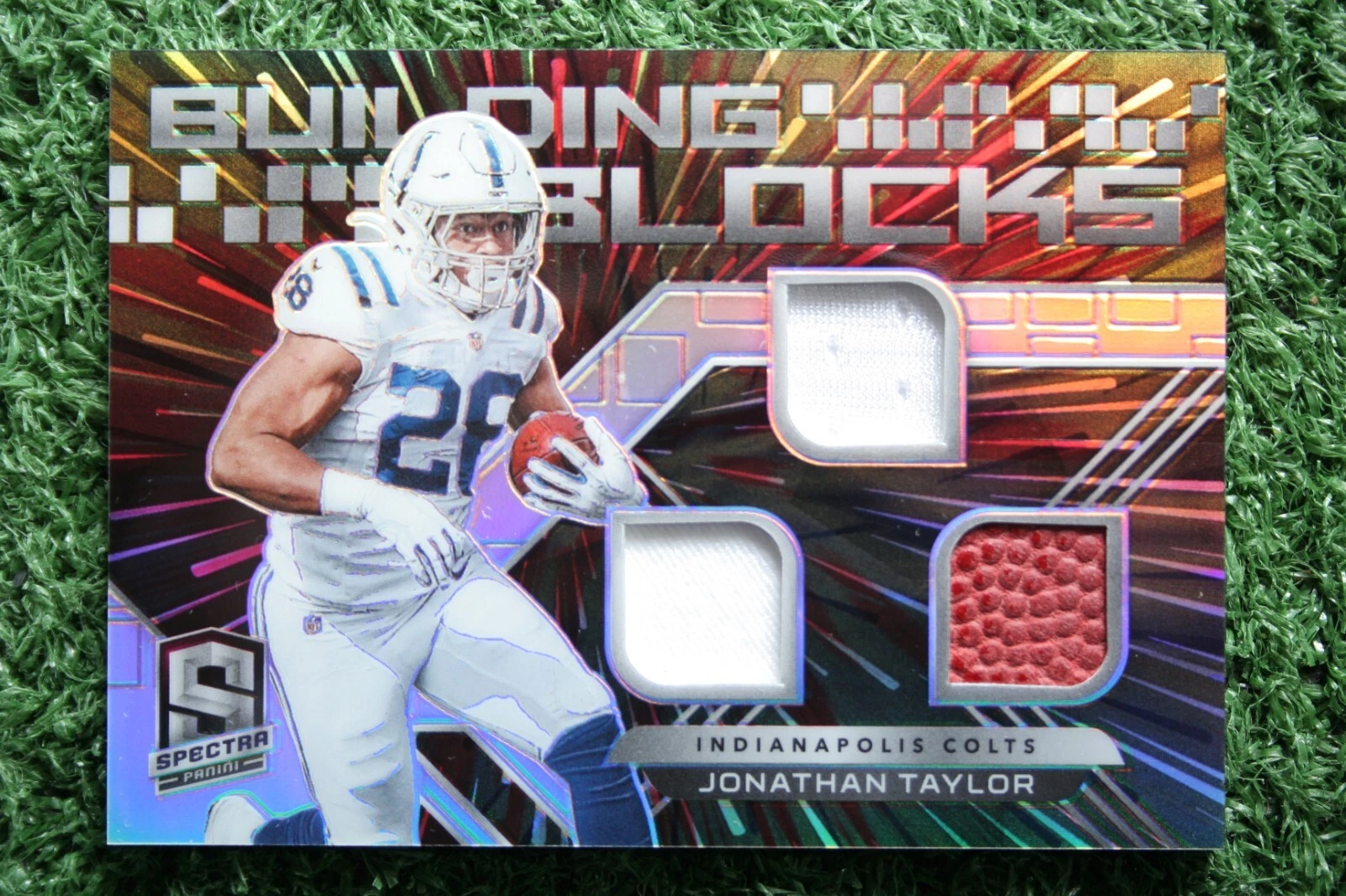 Jonathan Taylor Panini Spectra Building Blocks Relics #BB16 Base