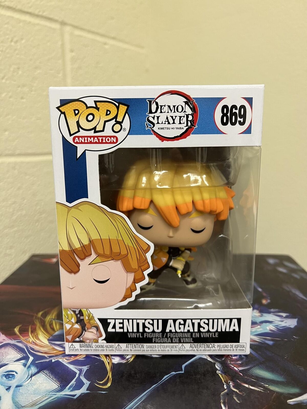 Boneco Funko POP Animation Demon Slayer Zenitsu Agatsuma #869 :  : Brinquedos e Jogos