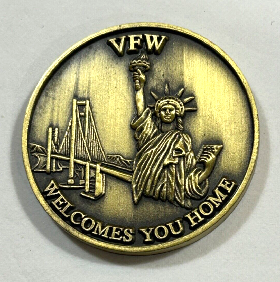 Veterans Of Foreign Wars Commemorative Challenge Coin