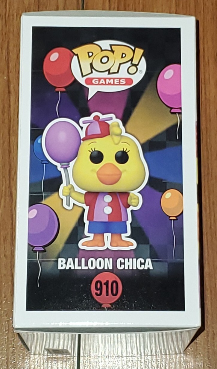 → FUNKO POP BALÃO CHICA 910 - FIVE NIGHTS AT FREDDY'S