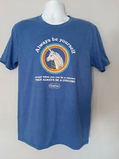 CELESTIAL SEASONINGS TEA "Always Be Yourself" Unicorn T-Shirt 3 Color Option NEW