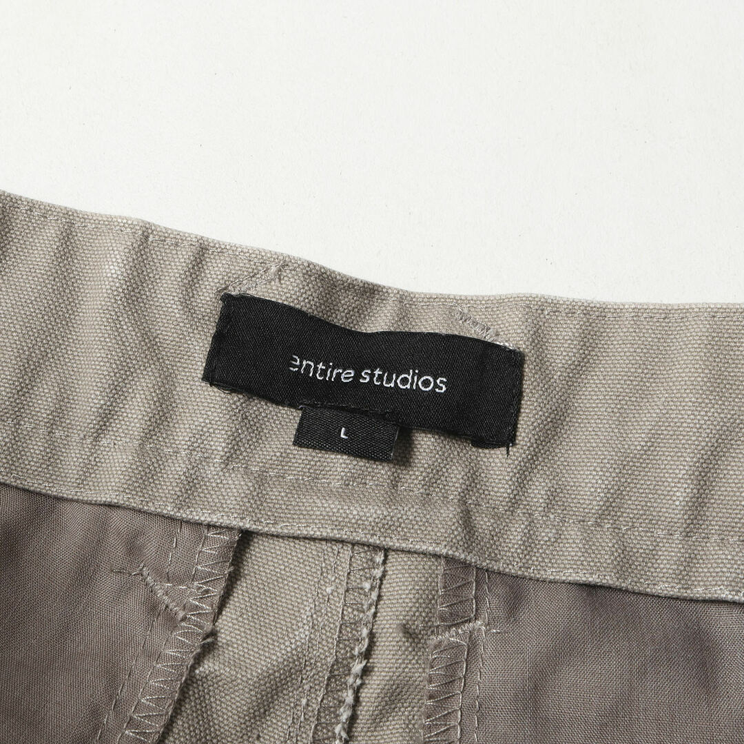 ENTIRE STUDIOS STUDIO PANTS SIZE: L 23AW HARD PROCESSED WIDE ENTIRE STUDIOS STUDIO PANTS SIZE: L 23AW HARD PROCESSED WIDE
