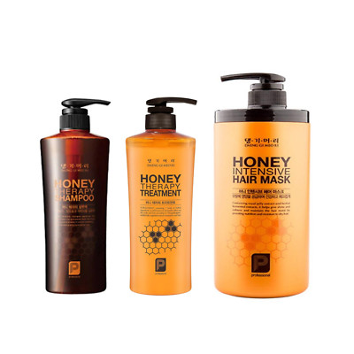 Daeng Gi Meori Professional Honey Therapy Shampoo, Treatment, Hair Mask  Set