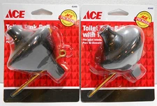 Lot of 2 New 45446 Ace Toilet Tank Ball with Centering Guide Tip