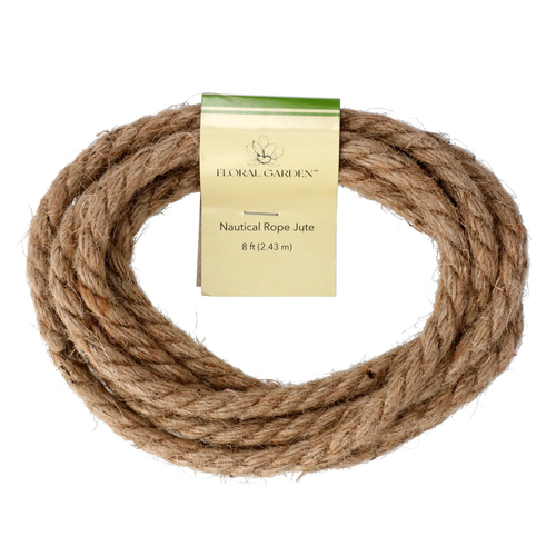 Floral Garden Cute Decorative Nautical Jute ~Choice: 8ft Rope or Cords - Picture 2 of 6