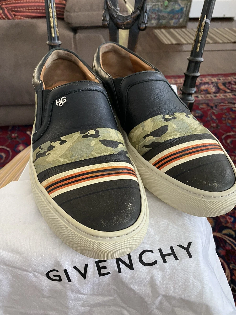 Givenchy Black/White Leather Slip On Sneakers Size 36 Givenchy | TLC