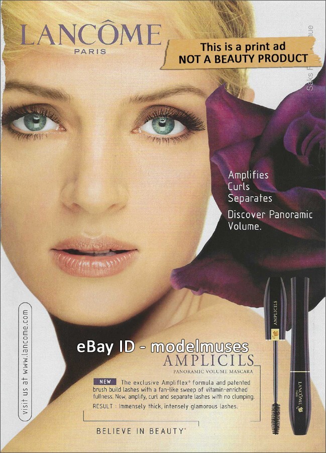 【人気/希少/額装済】LANCOMEビンテージポスター Lancome- French Magazine Ad - Authentic Vintage Posters