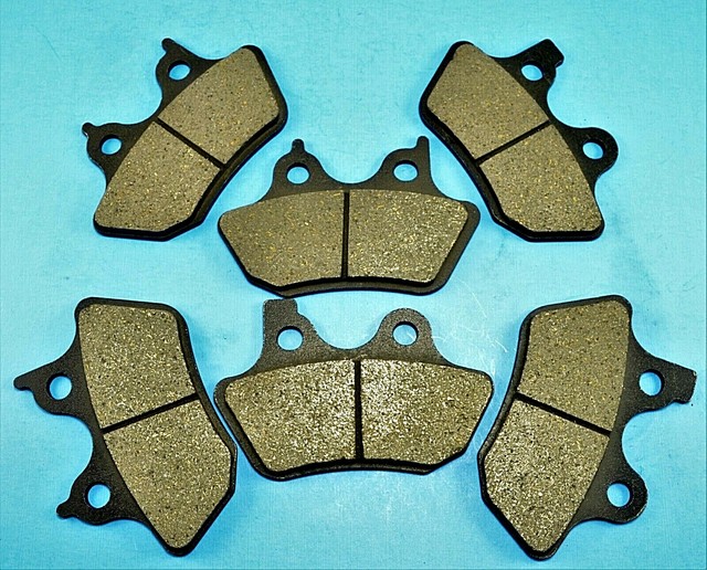 Front & Rear Composite Brake Pads 20002006 Harley Davidson FLHRI Road