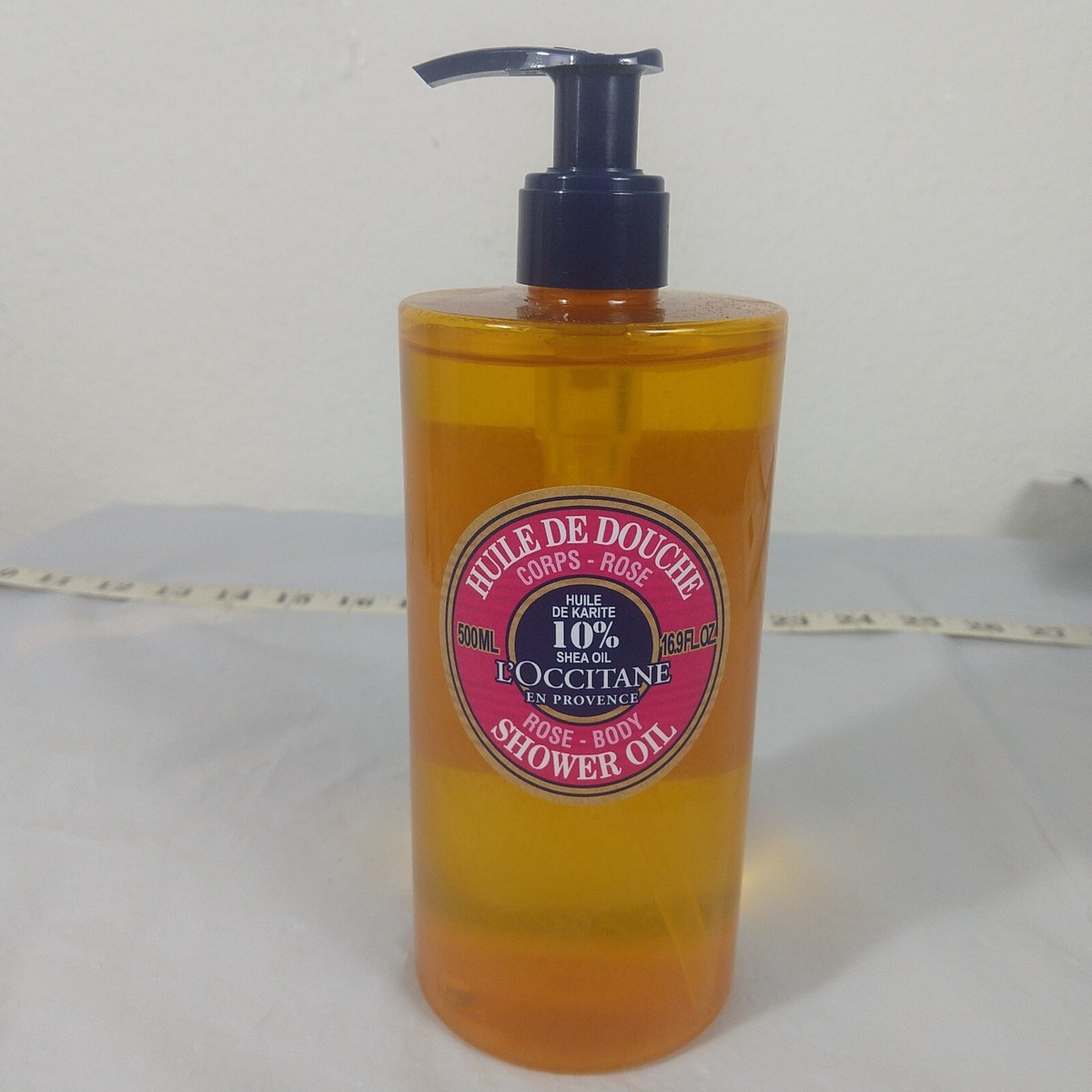 L'Occitane Discontinued 10% Shea Rose Body Shower Oil 500ML / 16.9