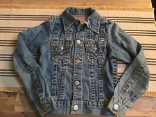 True Religion Jimmy Denim Jean Jacket Size Youth Small
