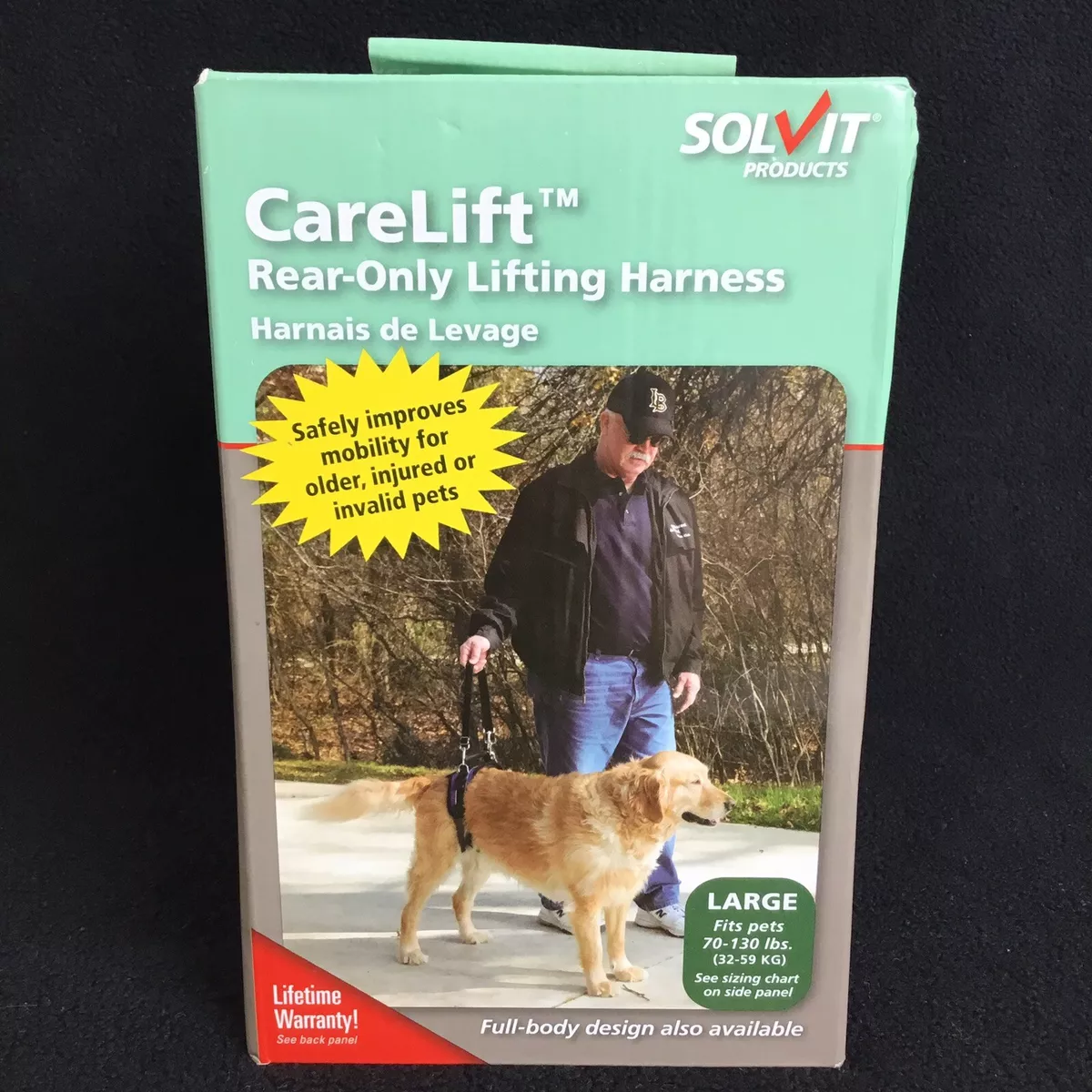 Carelift rear only lifting harness top
