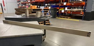 5/8" Natural PEEK (Polyetheretherketone) Plates 49" x 1 1/2" Bar Piece