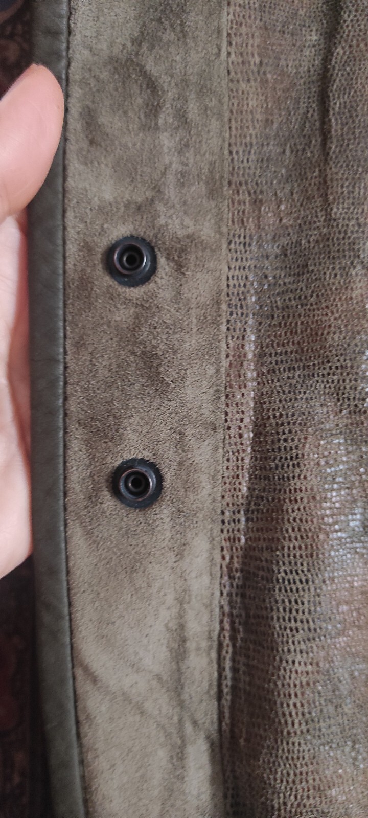 Vtg  Melchinger Ulbricht PatchWork SnakePrint Lea… - image 22