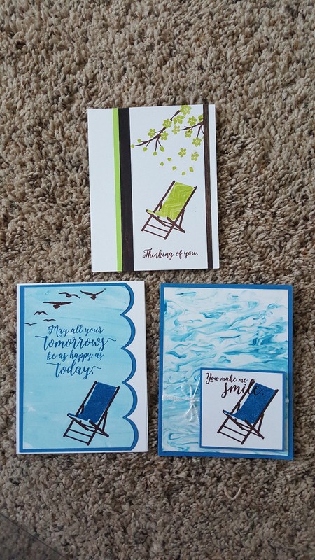 3 Stampin' Up! Summer Cards, Colorful Seasons