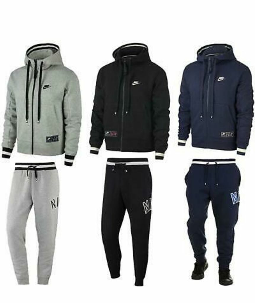Nike Air Tracksuit Hoodie Fleece Joggers Sweatpants Bottoms Nike Air Tracksuit Hoodie Fleece Joggers Sweatpants Bottoms