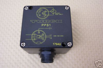 TURCK PPS1 POWER SUPPLY PROXIMITY SENSOR 100-120VAC NEW CONDITION / NO BOX
